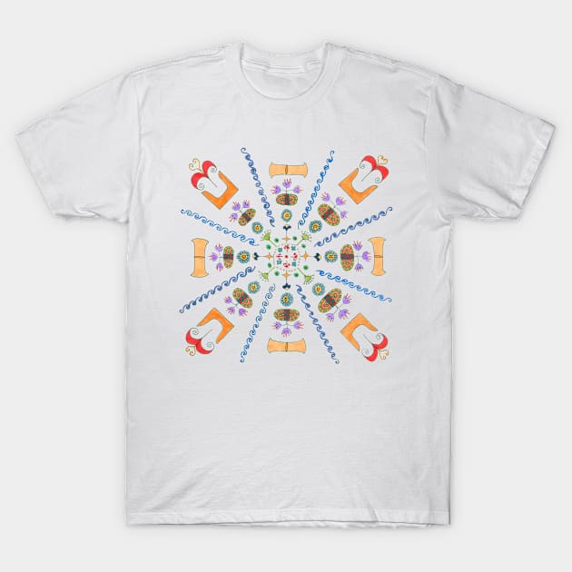 Minoan Mandala T-Shirt by MsLauraPerry